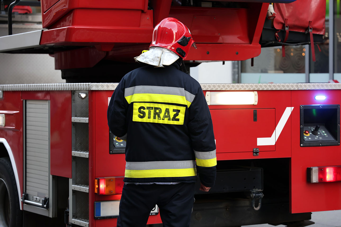 Budynek symulatora szkoleniowego dla Akademii Pożarniczej w Warszawie